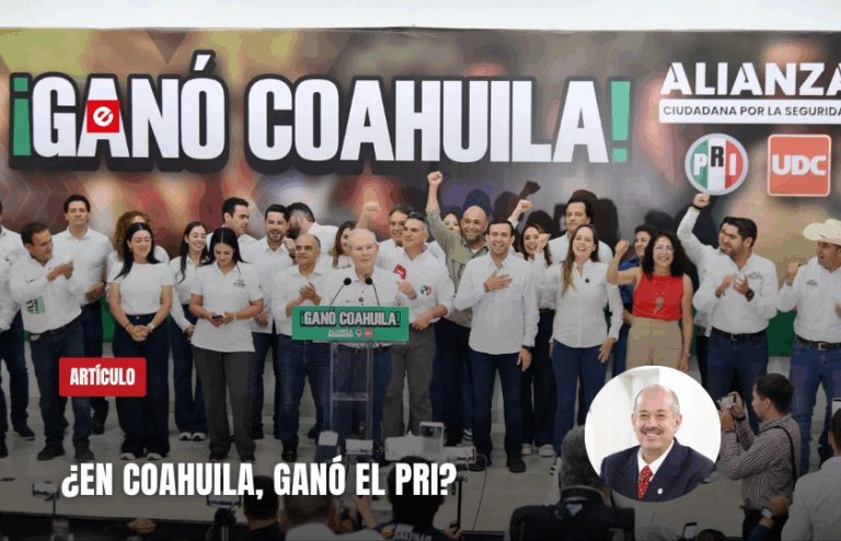¿En Coahuila, ganó el PRI?
