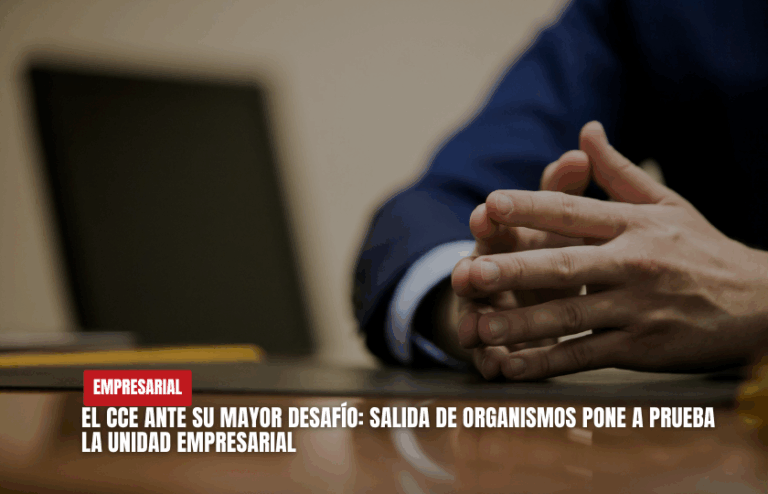 El CCE ante su mayor desafío: salida de organismos pone a prueba la unidad empresarial