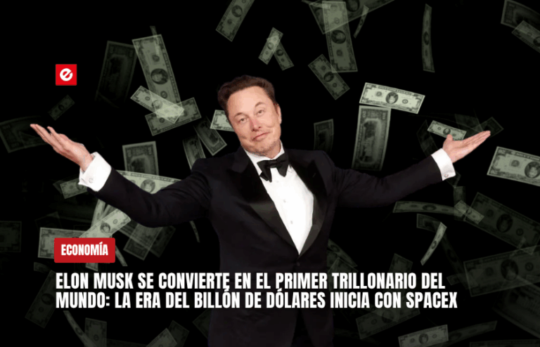 Elon Musk se convierte en el primer trillonario del mundo: la era del billón de dólares inicia con SpaceX