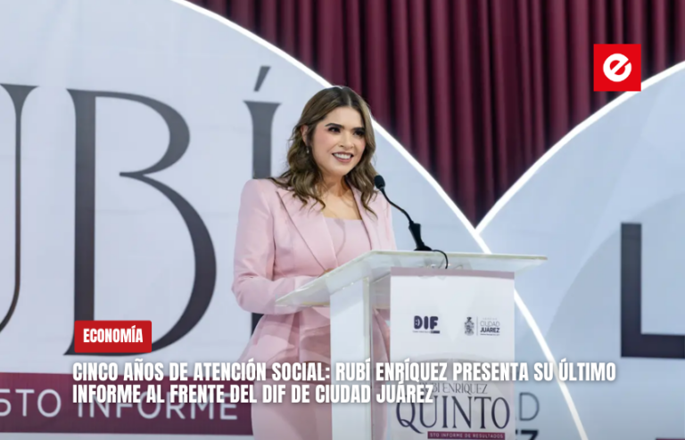 Cinco años de atención social: Rubí Enríquez presenta su último informe al frente del DIF de Ciudad Juárez