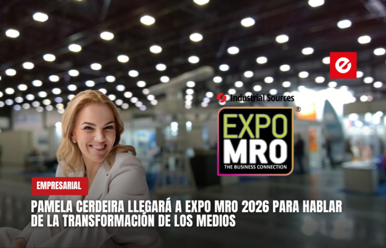 Pamela Cerdeira llegará a Expo MRO 2026 para hablar de la transformación de los medios